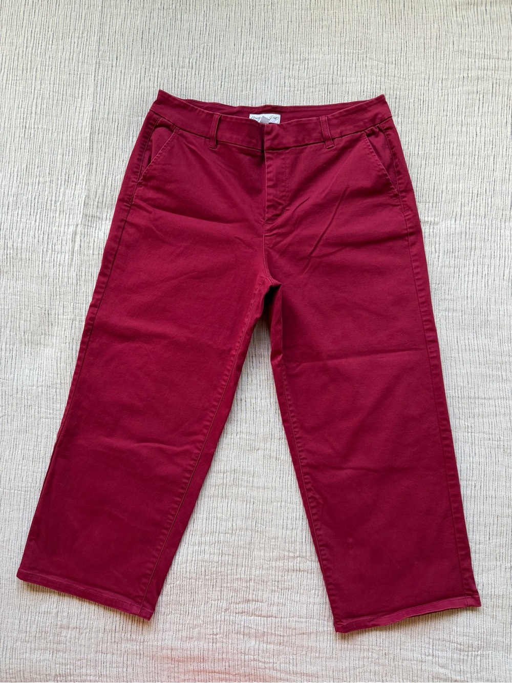 Red Chino-Style Pants - Montgomery Post